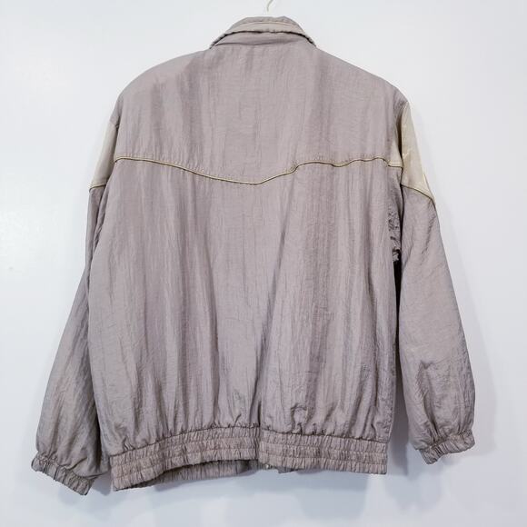 Retro Active Frontier Quilted Iridescent Bomber Jacket - Picture 4 of 11